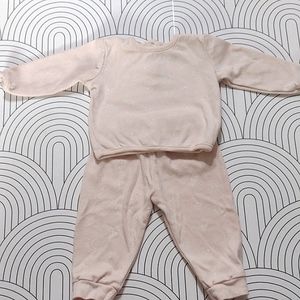 Rabbit moon organics baby outfit